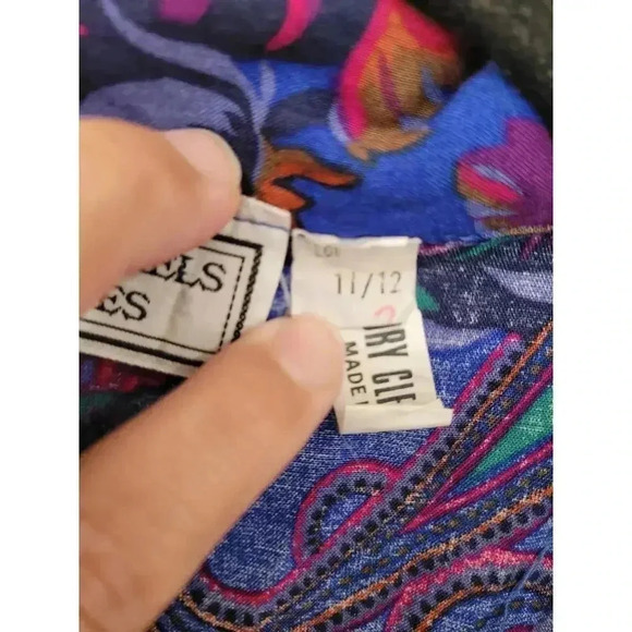 E.D. Michaels Petites Vintage Floral Dress size 11/12 #7 - Picture 4 of 5